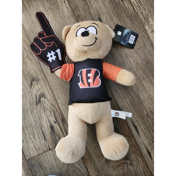 Good Stuff Other - Cincinnati Bengals Good Stuff 14" Plush NFL Bear Logo #1 Number 1 Fan Promo Only